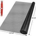 Fiberglass Window Screen Mesh Roll - 36"x100', Easy-to-Cut Screen Door Mesh for Windows, Pool, Porch Durable Mesh Replacement Option