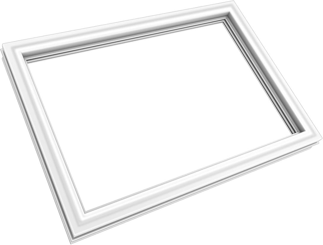 Upgraded W10443316 Freezer Door Gasket Compatible with Whirlpool Refrigerator,28.54" x 23" W10571961 Freezer Door Seal Replacement Fits for Amana, Kenmore, KitchenAid models WRF532SMBB00, KRBL102ESS01