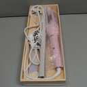 3 in 1 Automatic Curling Iron, Hair Curlers with 3 Curling Barrels (1" - 1.25" - 1.5"), Rotating Curling Iron with 3 Temp, 2-Way Rotation, 10S Fast Heating, Anti-Scald, Dual Voltage, Pink