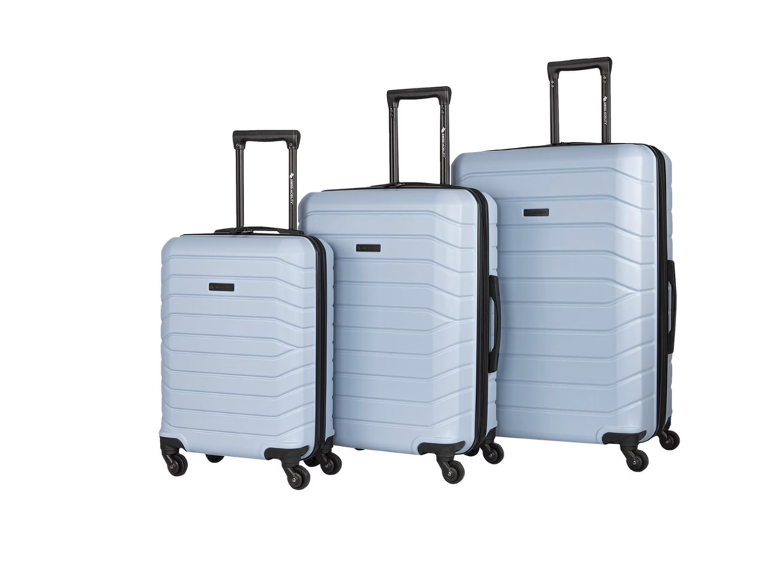 Swiss Mobility CDG - Luggage set - hardside - ABS plastic - blue
