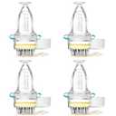 Scalp Applicator Comb for Minoxidil, Serums & Oils - Large capacity upgraded version -No-Waste, No-Mess Precision Liquid Applicator for Direct Scalp Care (4PCS)