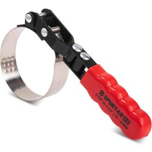 Spurtar Extra Small Oil Filter Wrench, Swivel Oil Filter Removal Tool, Fits Filters 2-3/4" to 3-1/4" (70-83mm) for 4S Shop Auto Repair Mechanic DIY Generator Small Engine