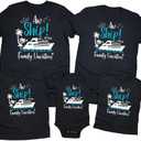 2025 Family Cruise Shirts Plus Size Tops Holiday Matching Shirt Making Memories Together Cruise Ship Tees (Medium, Black 25)
