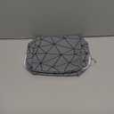 Playexen 5.3" Small Makeup Bag, Small Cosmetics Bag for Purse, Mini Makeup Travel Bag Cosmetic Pouch for Women (Gray)