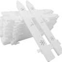 20PCS Xmas Tree Decorative Fence, Plastic Fence Picket Fence, Christmas Xmas Tree Wedding Party Decoration, Gate Barrier for Kids, Dogs, Pet, Miniature Home Garden Border Grass