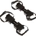 American Athletic Shoe Adjustable Double Runner Ice Skates (6-13 Youth, Black)