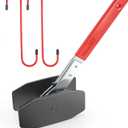 Brake Caliper Compression Tool Kit - Heavy-Duty Caliper Piston Press with 360Ratchet & Dual Brake Hooks for Car Disc Brake Repair