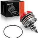 A-Premium High Performance Corvette Servo Piston Assembly with Cover & Snap Ring Compatible with GM 1982-2014 4L60E 700R4 4L65E 4L70E Transmissions, Red Cover, Replace# CY0025