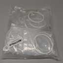 Lsgoodcare 20Pcs Openable Curtain Clips with Rings White 3Inch, Strong Metal Decorative Curtain Clip, Rustproof Drapery Open Clip Rings