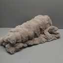 Ultra Soft Cozy Faux Fur Throw Blanket, Fuzzy Plush Thick Bubble Blanket, Oversize Luxury Fluffy Blanket for Couch, Sofa, Bedroom, and Living Room, 50x60 Inches, Light Brown