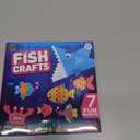 Arts and Craft Kit for Toddlers Ages 3, 4, 5 Years - Create 7 Fun Fish Characters