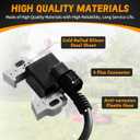 30500-Z5T-003 Lgnition Coil Module, with 4 Prong Connector for Honda GX340 GX390 GX390T2 GX390U2 EB6500 EB5000 Gasonline Engines Replaces 30500-Z5T-003,30500-Z5R-003 (1PCS)