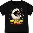Boys Easter Shirts Kids Cotton Graphic Tees Casual T-Shirts 3-7 Years (05 Eggs)