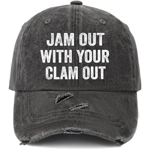 Funny I Bleached My Assholes for This Hat for Mens Classic Washed Distressed