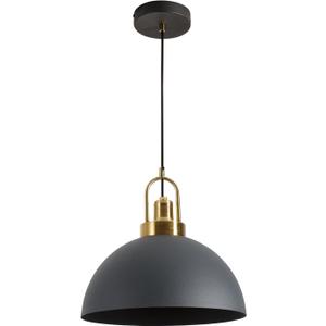 Modern Industrial Black Pendant Light - 13.58 Inch Diameter Pendant Light- 78.74 Inch Wire Length Perfect for Kitchen Island, Dining Room, Hallway