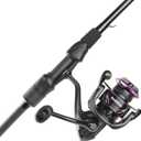 ROOBLINOS BASS Hunter Fishing Rod and Spinning Reel Combo 6.9ft Lightweight Carbon Fiber Fishing Pole Set Freshwater & Saltwater Bass Trout and Panfish Lakes Rivers Fishing