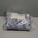 Modern Abstract 4x6 Rug, Soft Washable Area Rug for Bedroom, Non Slip Thin Foldable Low Pile Stain Resistant Carpet for Living Room Dining Room Home Office Decor, Blue White