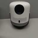 Movie Projector with WiFi 6 and Bluetooth, with Built-in Speaker | 4K Decoding and 1080P Output | One-Touch Focus | 360 Rotation | Portable Projector, Compatible with IPhone/Android/TV stick