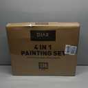 DJAR 174 Pcs Professional All-in-One Art Painting Kit with FSC-Certified Beech Wood Easel, 96 Acrylic, Watercolor & Oil Paint Set, Complete Art Supplies Painting Set for Adults, Artists, Beginners