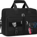 RAINSMORE Tactical Laptop Bag for Men 15.6/17.3 Inch Military Laptop Briefcase with MOLLE Large Business Travel Messenger Bag
