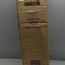 Caddytek CaddyLite 11.5 V3 Golf Push Cart - Lightweight Aluminum 3-Wheel Foldable Golf Bag Cart with Quad-Fold Frame, EVA Wheels, Adjustable Handle, Foot Brake, Mesh Net, Umbrella & Drink Holder (Black)