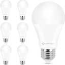 A19 Dimmable LED Light Bulbs Super Bright 3000K Warm White, 100 Watt Equivalent, Efficient 14Watt, 1700 Lumens, E26 Medium Base, Dimmable, ETL/UL Listed, 6 Pack