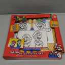 Innovative Designs Super Mario Canvas Paint Set for Kids with 3 Canvases, Acrylic Paint