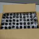 Mini Bottles,50 Pack Empty Spirit Bottles with Black Screw Cap,1.7oz Reusable Plastic Shot Bottles with 10 Funnels for Baby Shower, Party, Weddings