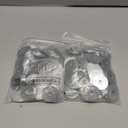 Yaocom 400 Pieces 1/4" x 1-1/4" Fender Washers Zinc Thickness 1 mm Fender Washers for Wood and Wet Environment