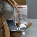 Baby Swings for Infants, Electric Infant Swing with 5 Speed Modes, White