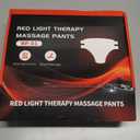 Heating Pad for Period Cramps,162 LEDs Light Therapy Massage Pad for Supporting Prostate Health and Relieving Perineal Discomfort,3 Light and Vibration Models Wearable Heating Pad Gifts for Family
