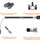 Dog Bike Leash,Hands Free Leashes, Safety Dog Leash Attachment Fit for Outdoor Exercise-Easy to Installation and Removal