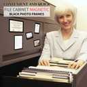 Magnetic Photo Picture Frame, Photo Collage for Refrigerator, Holds 4X6 inches, 3.5X5 inches, 3X4.5 inches, 2.5X3.5 inches, and a Free Combination Dimensions, 15 Pack, Black