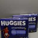 Huggies Size 4 Overnites Baby Diapers: Overnight Diapers, Size 4 (22-37 lbs), 116 Ct (2 Packs of 58)