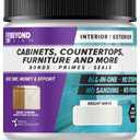 Beyond Paint All-in-One Refinishing Paint, No Sanding, Matte Finish for Cabinets, Countertops, Furniture and Doors, 1 Pint, Bright White