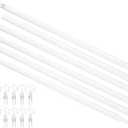 uxcell 2Pcs 35" Blinds Wand Replacement, Combinable Blinds Tilt Wand with Hook, Vertical Blind Rod Stick for Window Curtain Opener Accessory, White