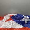 AhfuLife Puerto Rico Flag 3x5 Ft, Large Puerto Rican Flags for Outside - Double Side with Brass Eyelets for Puerto Rican Party Decorations, Soccer Party Bar Garden Decoration Indoor Outdoor (1 Pcs)