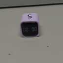 GuDoQi Multi-Function Cube Timer, 5/10/30/60 Min & Custom Count Down, Included Pause & Resume Feature, Silent, Vibrate & Adjustable Sound Alarm for Productivity in Tasks, Study & Kitchen, Purple
