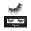 Lilly Lashes 3D Miami Faux Mink Strip Eyelashes, False Eyelashes Dramatic Look, Reusable False Lashes, Fake Lashes Pack, Lash Strips with Luxury Silk Like Fibers, No Lash Glue Included