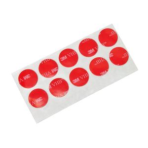 3M VHB Heavy Duty Mounting Tape 4910, Clear, 3/4" Diameter Circles, 5/Pack, Double-Sided, Permanent, High Strength, Long-Term Durability