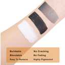 3 x Face Body Paint Set-Black + White + Grey