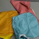 MIULEE Pack of 3 Outdoor Waterproof Throw Pillow Covers Decorative Outdoor Pillowcases Piping Edge Water Resistant Cushion Covers for Patio Garden Couch Chair Tent Balcony, 18x18 Inch Hot Pink (Pink/Yellow/Blue)