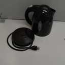 OVENTE Electric Kettle, 1.7L Fast Boiling Water Heater for Coffee or Tea, BPA Free with Water Level Gauge, Auto Shut-Off, Boil-Dry Protection, Indicator Light and Removable Filter, Black KP72B