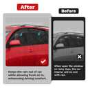 Canvcle K4 Rain Guards - Window Visors for KIA K4 2025 2026, Outside-Mount Tape-On Side Window Wind Deflectors for Kia K4 Accessories, Vent Visors Shades Rainproof Black 6PCS