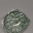 OHMO Slow Feeder Dog Bowls (Diamond, 8" Sage Green) Enrichment Soft Silicone Food Safe Feeding Bowl Non Slip Suction Cup for All Breed Pet, Cat Slow Down Eating Dishes, Boredom and Anxiety Reducer