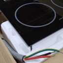 GASLAND Electric Downdraft Cooktop 31.5 Inch(80cm), 4 Burners Glass Radiant Stovetop 220V, 3-speed Max. 330 CFM Downdraft Exhaust