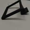 Towel Ring - Thicken SUS 304 Stainless Steel Towel Holder, Towel Racks for Bathroom, Square Modern Design Hand Towel Holder, Contemporary Hand Towel Bar - Matte Black (1PCS)