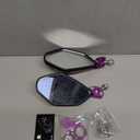 Bicycle Mirrors for Handlebars 2 Pack,Essential Electric Bike Accessory,Mirrycle Bike Mirror,Bike Mirrors for Safe Riding,Handlebar Rearview Mirror,Lowrider Bike Parts & Accessories (Purple)