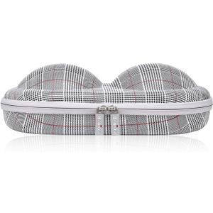 Bra Case Premium Lingerie Travel Bag Zip Underwear Organizer Bag for A-C Cup (Swallow Gird, Red)