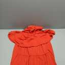 LILBETTER Womens Off The Shoulder Ruffle Party Dresses Side Split Beach Maxi Dress Large